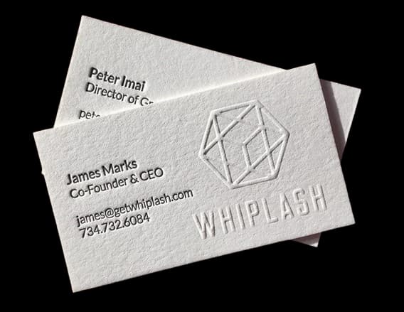 Embossed & Debossed Cards service