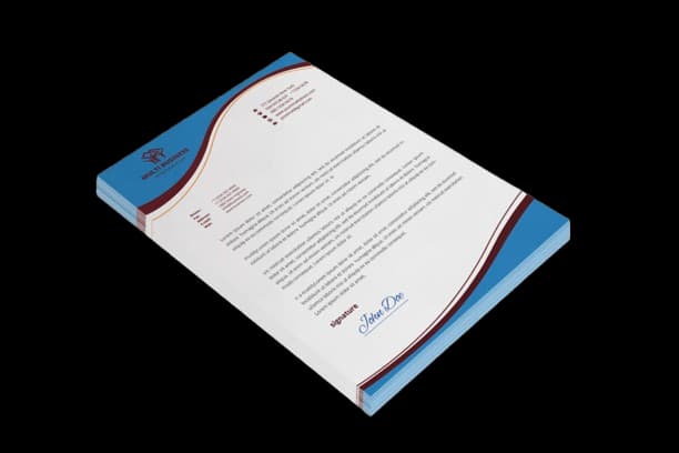 Letter Head design example by Spread Business