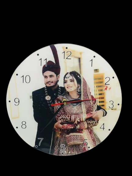 Photo Customized Wall Clock design example by Spread Business