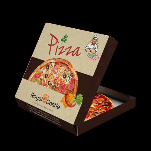 Pizza Box Design design example by Spread Business