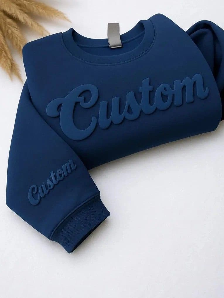 Puff Printing design example by Spread Business