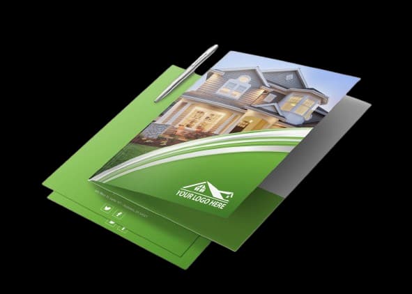 Real Estate File Cover design example by Spread Business