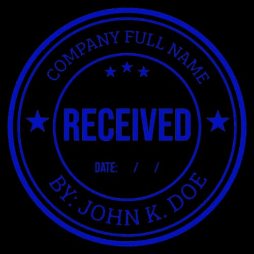 Rounded Stamp design example by Spread Business