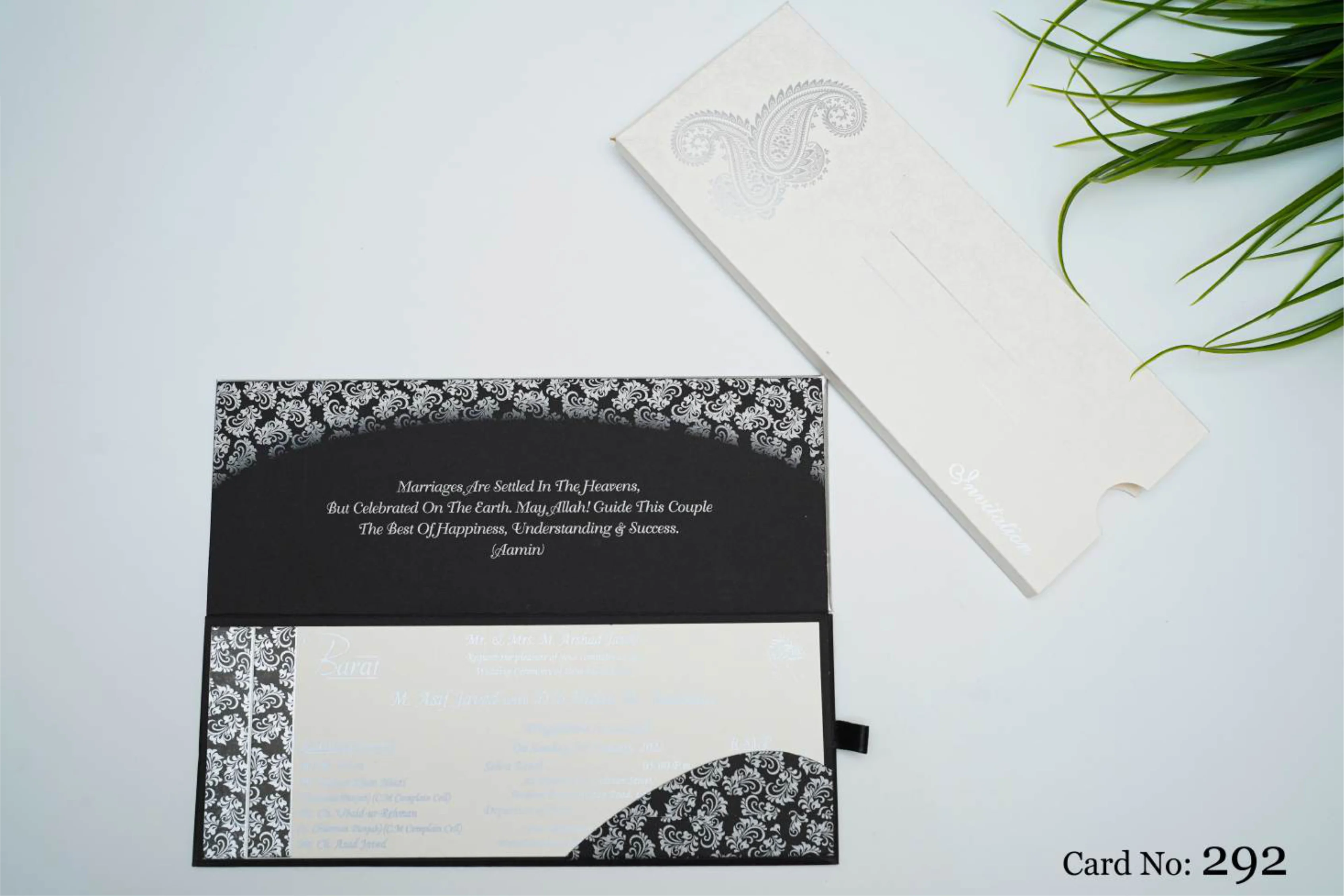 Wedding Card 292 design example by Spread Business