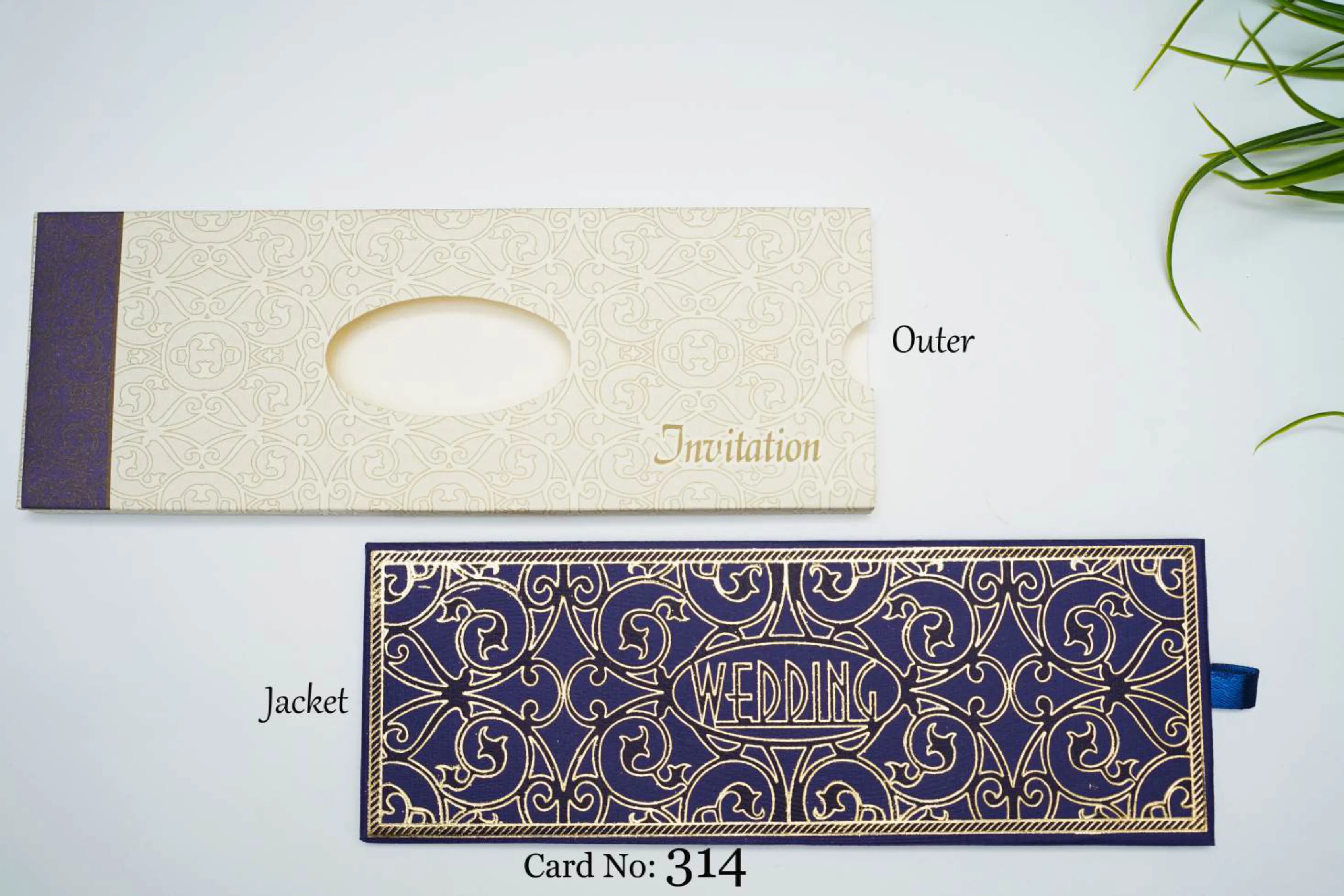 Wedding Card 314 design example by Spread Business