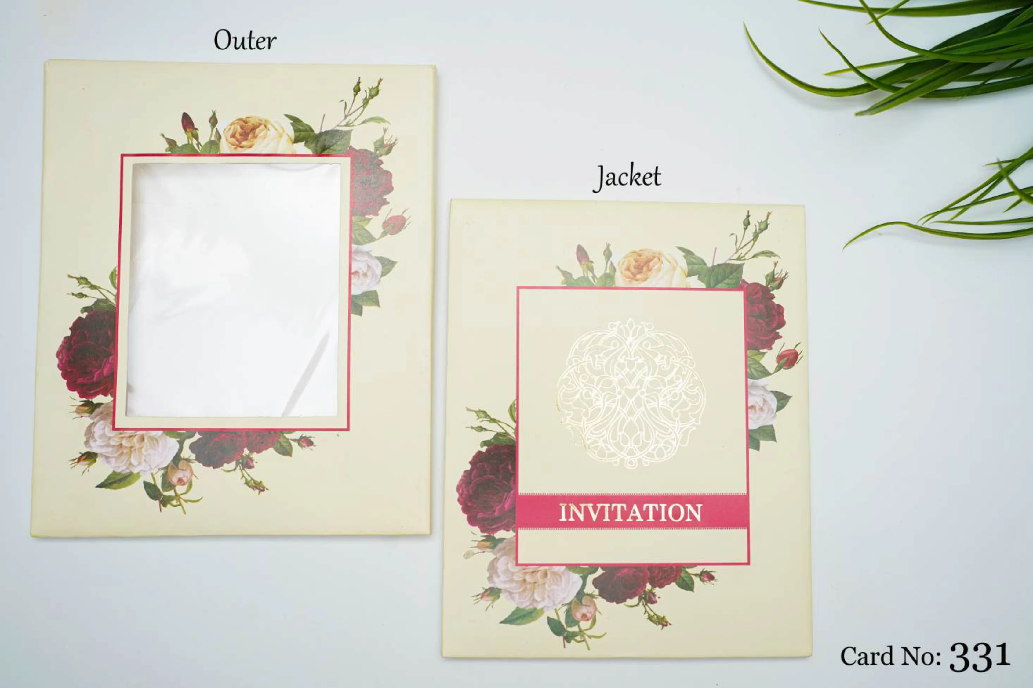 Wedding Card 331 design example by Spread Business