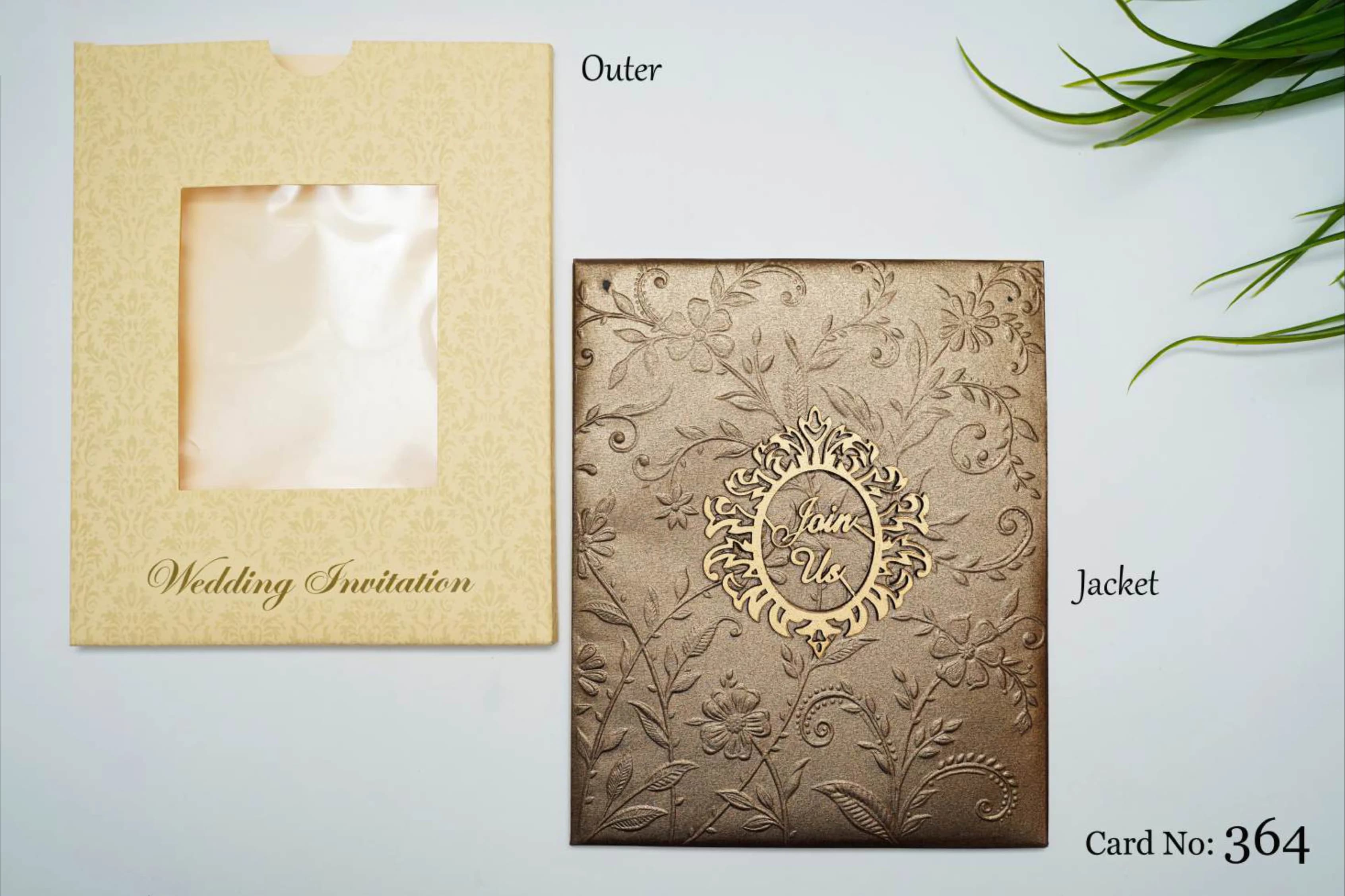 Wedding Card 364 design example by Spread Business