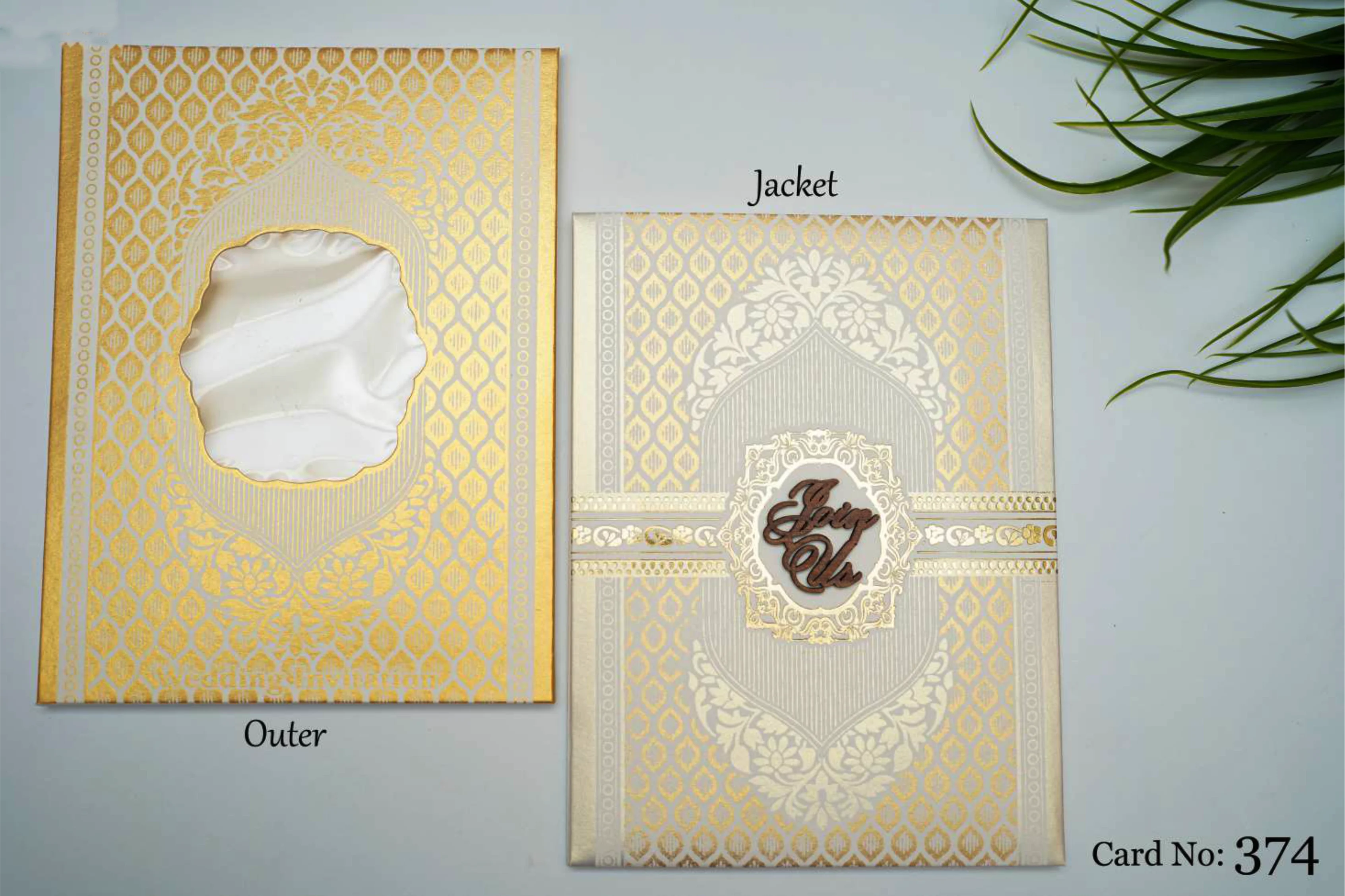 Wedding Card 374 design example by Spread Business