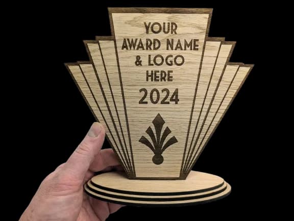 Wooden Shield - Design 5 design example by Spread Business