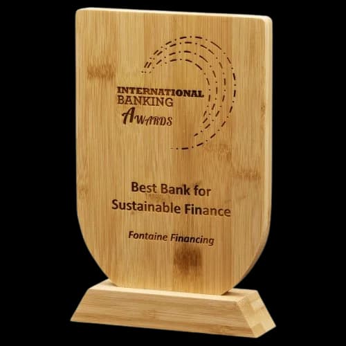 Wooden Shield - Design 6 design example by Spread Business