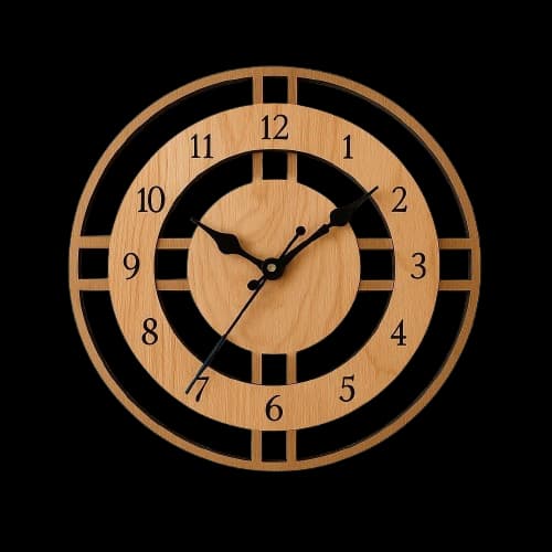 Wooden Wall Clock design example by Spread Business