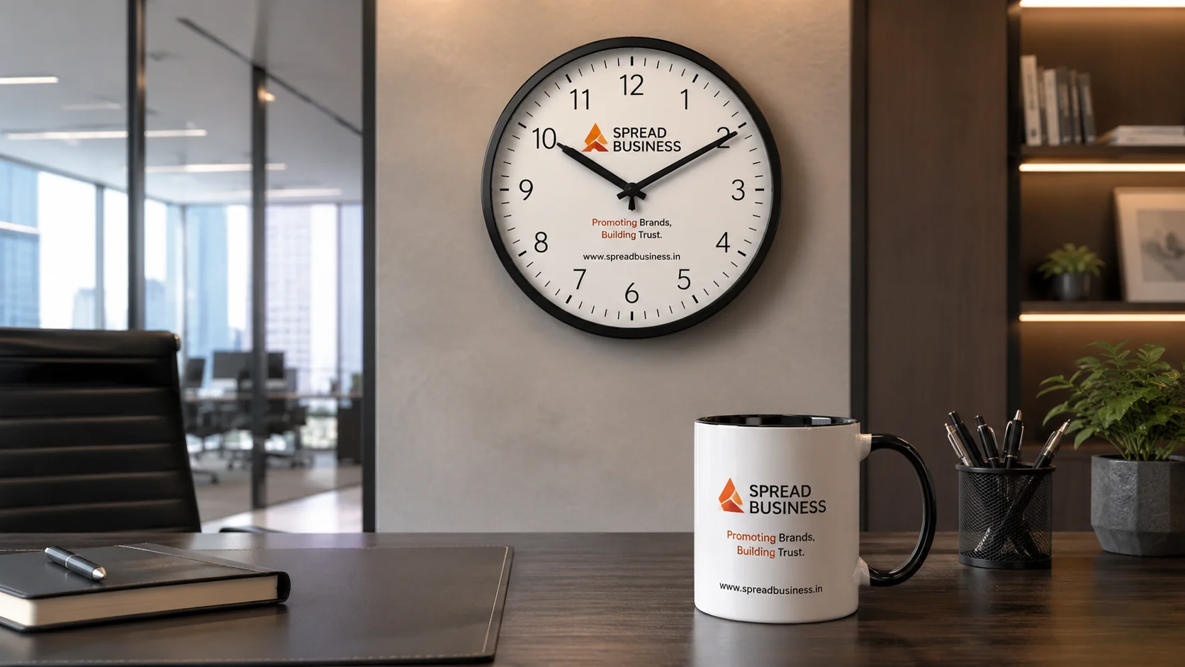 Wall clock vs mug promotional products comparison